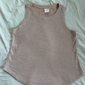 Soma Ribbed Tank Top - Light Pink